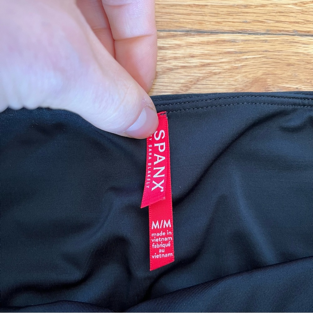Spanx Black Faux Leather Leggings - Picture 9 of 14